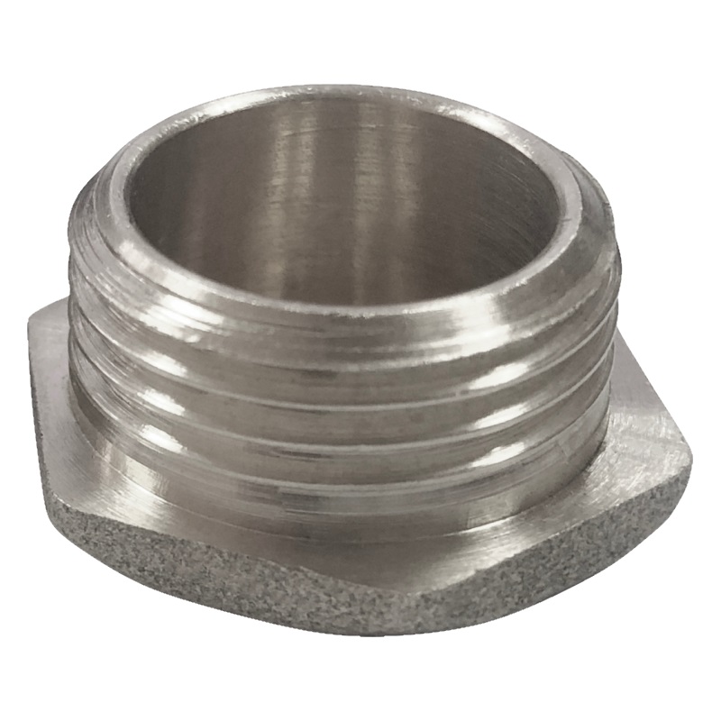 Заглушка латунь никель Ду 40 (1 1/2") НР VALFEX VF.583.N.112 арт.1235418