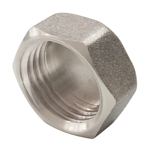 Заглушка латунь никель Ду 15 (1/2") ВР Valfex VF.590.N.012 арт.1215028