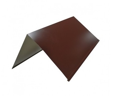 конек плоский с подгибом 0,45х150х150х2000 RAL 8017 шок-кор арт.1232558, марка 150x150