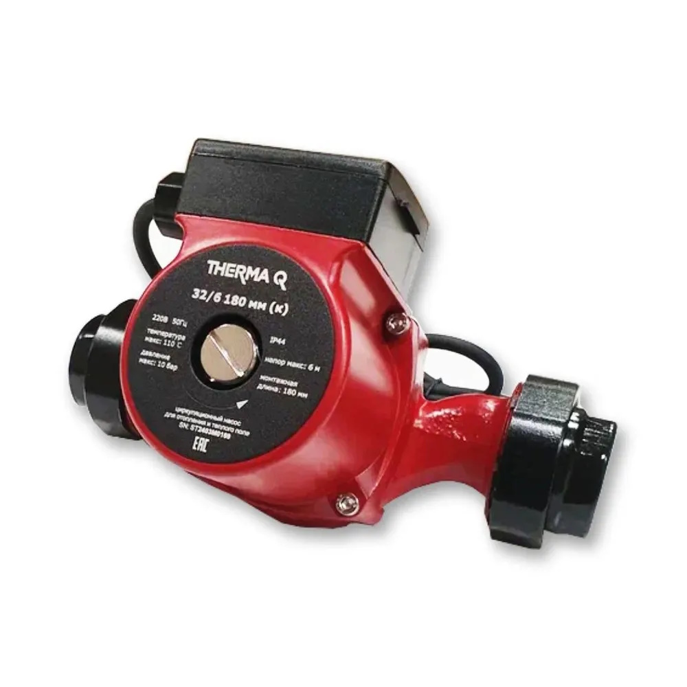 Насос циркуляционный МС THERMA Q 32/6 180 к арт.1260127, марка Циркуляционный с кабелем