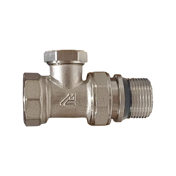 Клапан запорный радиаторный прямой с уплотнительным кольцом 3/4 MC THERMA Q арт.1250244, марка Ру16