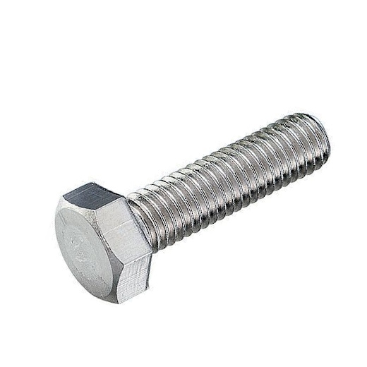 Болт DIN 933 из нерж. стали A2-70 (AISI 304) 8*70 (50штук) арт.1272726
