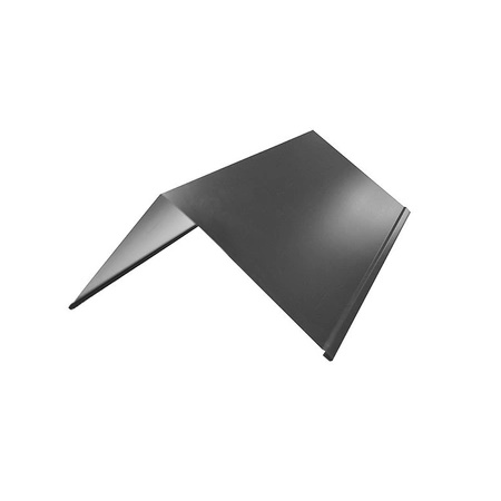 конек плоский с подгибом 0,45x200x200x2000 RAL7024 графитовый-серый арт.1274967