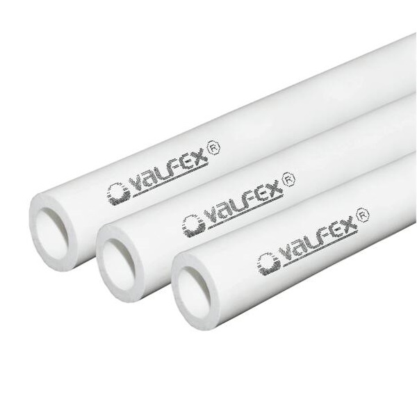 Труба PP-R белая Дн 20х3,4 Ру20 SDR6 Т<80С L=2м VALFEX 101020202 арт.1217571
